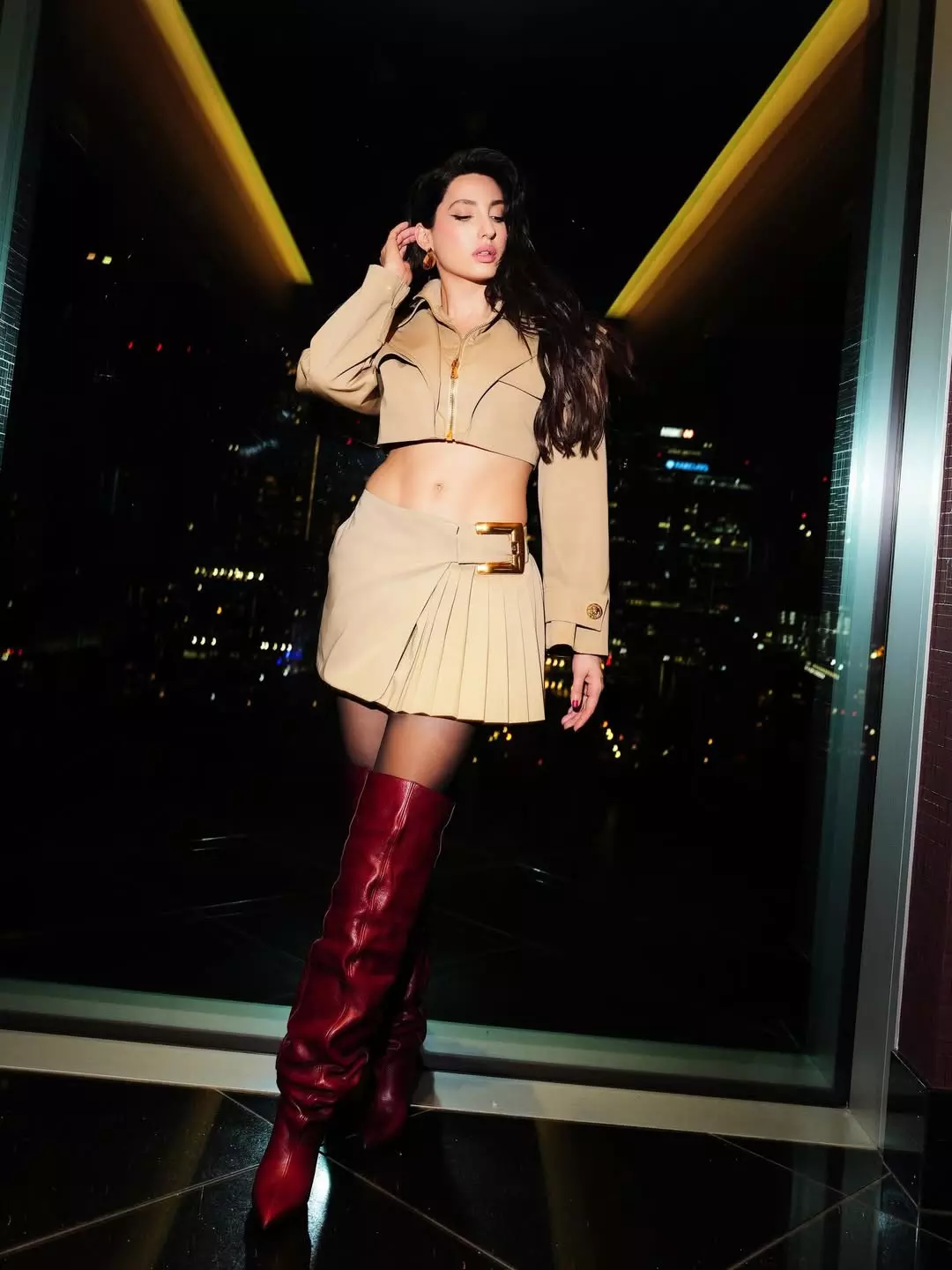 Nora Fatehi Redefines Chic with Striking Elegance Nora Fatehi Redefines Chic with Striking Elegance