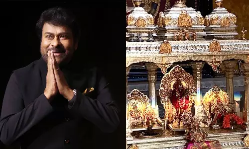 Chiranjeevi showcases his unwavering devotion to Lord Hanuman