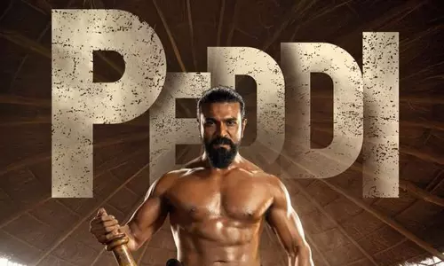 Ram Charan looks majestic alike Lord Hanuman from Peddi