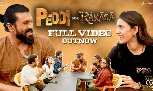 Ram Charan Gives Special Boost to ‘Rakasa’ Team on Peddi Sets