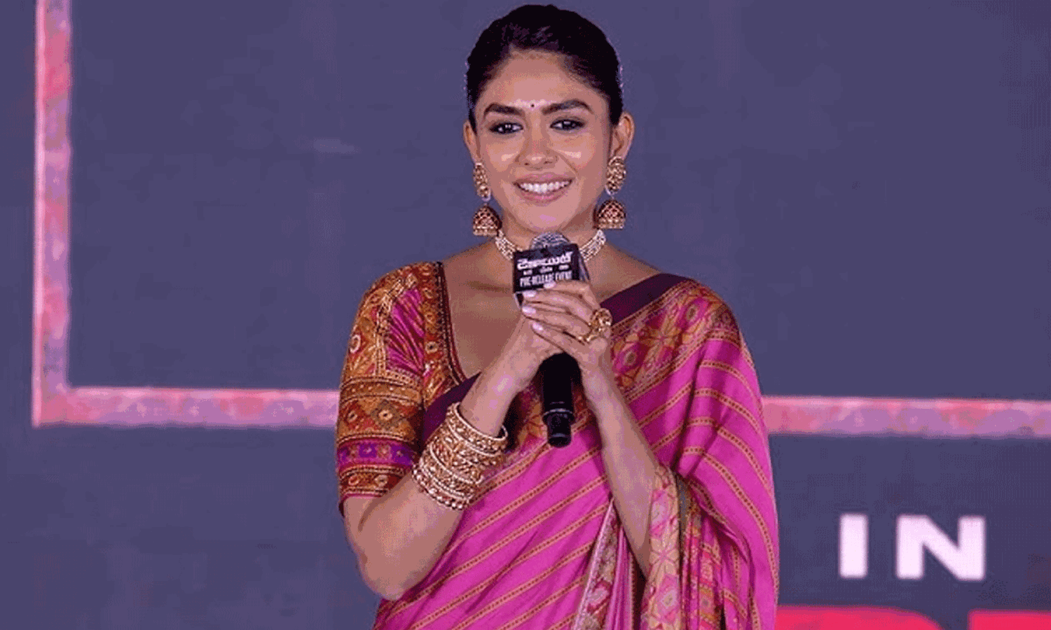 Saraswathi character will remain special in my career: Mrunal Thakur at Dacoit event Saraswathi character will remain special in my career: Mrunal Thakur at Dacoit event