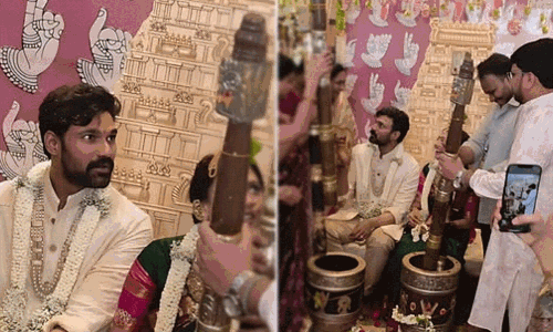 Bellamkonda Srinivas Begins Wedding Celebrations With Grand Rituals