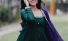 Shivani Nagaram Stuns in Green Outfit, Wins Hearts Again