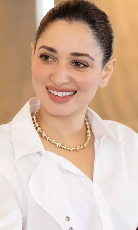 Tamannaah Bhatia’s White Shirt Look Perfectly