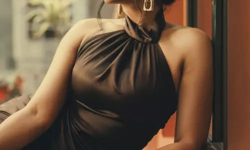 Saanve Megghana Stuns in Chic Summer Cafe Photoshoot