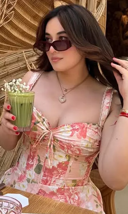 Aditi Budhathoki Stuns in Floral Gown