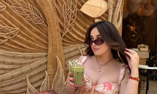 Aditi Budhathoki Stuns in Floral Gown