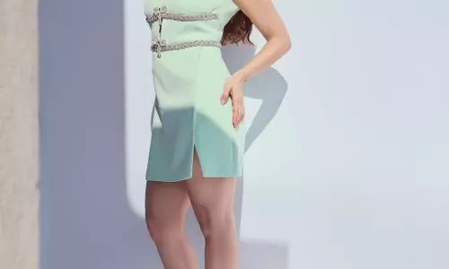 Aamna Sharif Stuns in Mint Green Miu Miu Dress with Ethereal Look