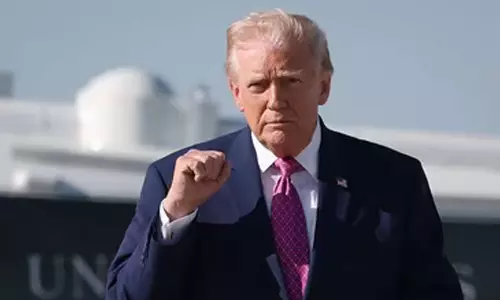 ట్రంప్ భారీ ప్రాజెక్టు షురూ.. భారీ విజయ తోరణం