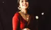 Shivani Nagaram Channels Ravi Varma Muse in Stunning Red Silk Saree