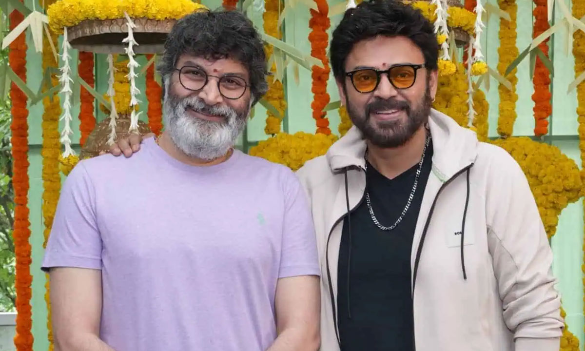 Trivikram's Special Song Strategy for Venky's Adarshakutumbam Creates Buzz
