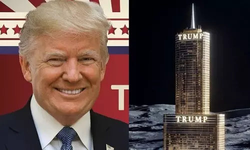 పిచ్చి పీక్స్.. చందమామపై ‘ట్రంప్ టవర్’
