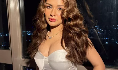Avneet Kaur Stuns in Elegant White Satin Gown with Timeless Glamour Look