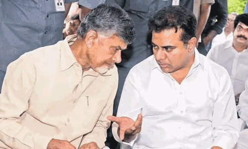 కేటీఆర్ రాజకీయ చాణక్యం.. చంద్రబాబుపై పొగడ్తల వెనుక పక్కా వ్యూహం