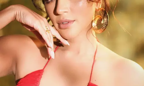 Shama Sikander Turns Up the Heat in Stunning Red Look