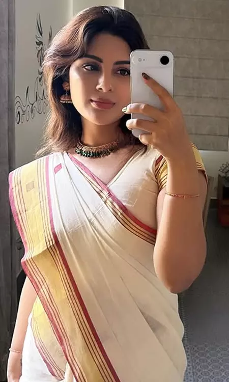 Samyuktha Menon Captures Festive Vibes at Tirupati