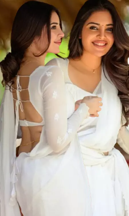 Kushitha Kallapus Chic Saree Look Wins Hearts