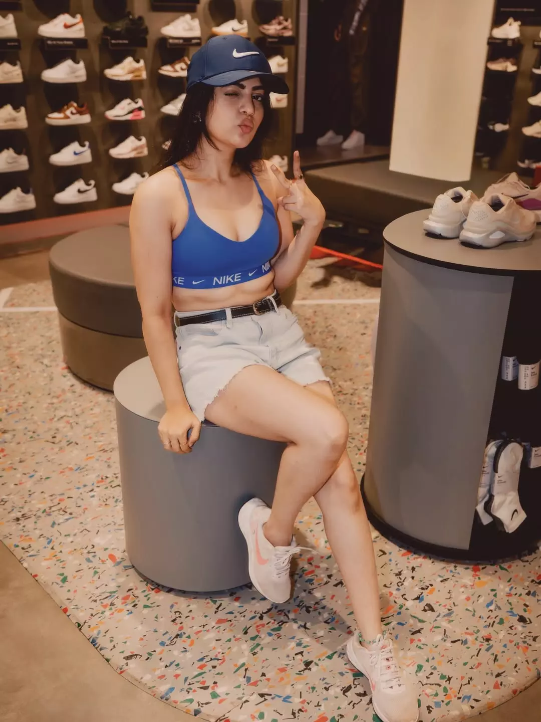 Bandhavi Sridhar Turns Heads with Fun Nike Store Photoshoot Bandhavi Sridhar Turns Heads with Fun Nike Store Photoshoot