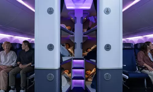 ఇక పడుకొని పోవచ్చు.. విమాన ప్రయాణాల బాధ తీరుతుంది..