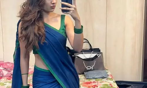Vaishnavi Chaitanyas Chic Saree Look Goes Viral