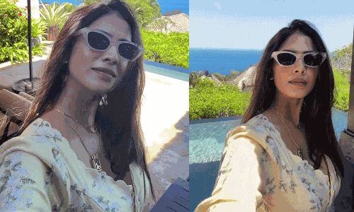 బాలీ రిసార్టులో `రాజా సాబ్` బ్యూటీ.. మ‌న బీచ్‌లేవీ న‌చ్చ‌వెందుకు?