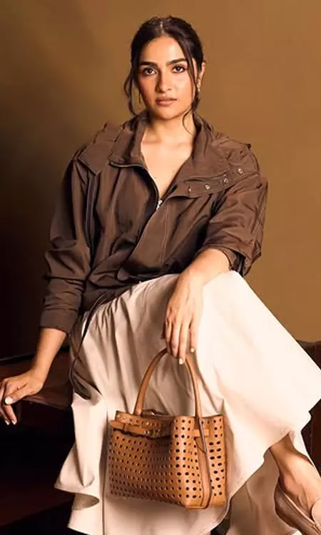 Rukmini Vasanth’s Chic Tod’s Event Look