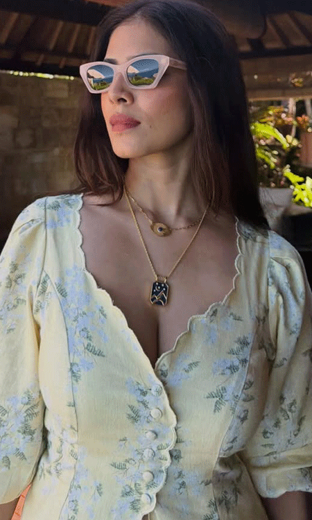 Malavika Mohanan Radiates Elegance in Bali Resort Vacation Look