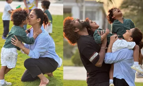 కొడుకులతో కాలక్షేపం.. నయనతార పిల్లల్ని చూసారా?