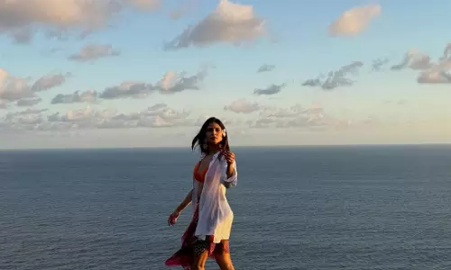 Malavika Mohanan Radiates Elegance in Bali Resort Vacation Look