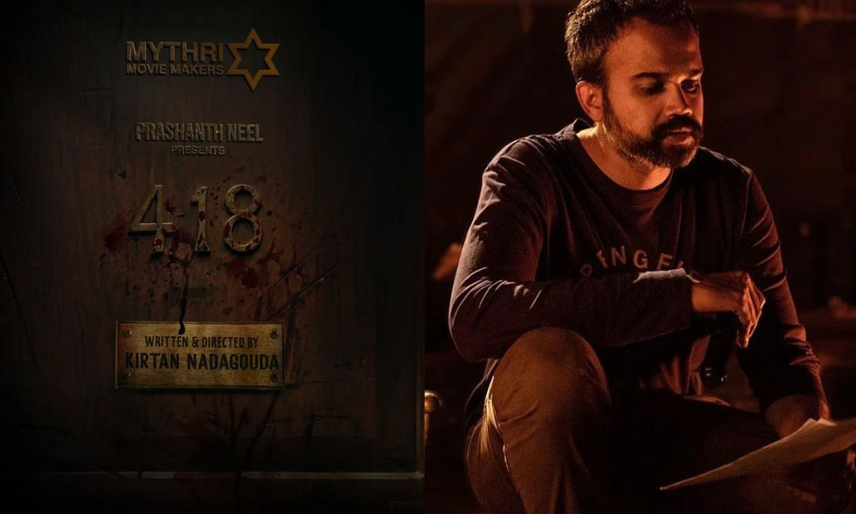 Prashanth Neel Turns Producer for Mythri's First Horror Film '418'
