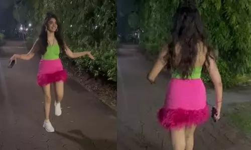 LIK సెట్స్‌లో రోబోట్‌లా కృతి శెట్టి.. ఫన్నీ వీడియో వైరల్