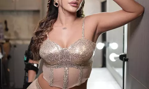 Yashikaa Annand Stuns in Dazzling Gold Glam Look