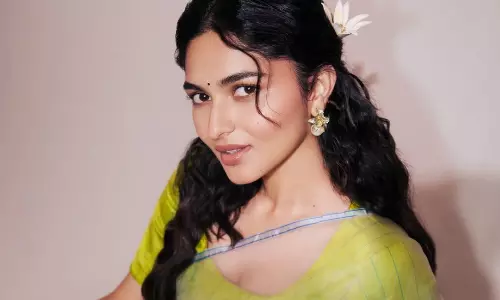 గ్రీన్ లెహంగాలో కాయాదు స్టన్నింగ్ లుక్