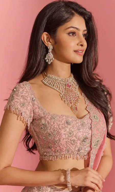 Manasa Varanasi Stuns in Pink Saree, Radiates Summer Fairy Tale Vibes
