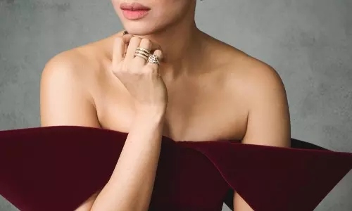 Tamannaah Bhatia Stuns in Bold Burgundy Glam Look