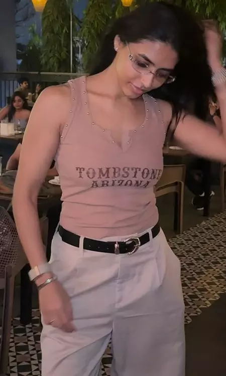 Sapthami Gowda’s Casual Chic Look Steals the Spotlight