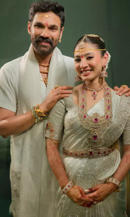 Bellamkonda Sreenivas-Kavya Reddy Wedding Pictures Win Hearts