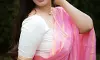 Malavika C Menon Stuns in Elegant Pink Saree Look