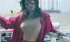 Iswarya Menon radiates peace in pink co-ord set by the sea