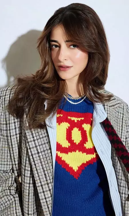 Ananya Panday Stuns in Superman-Inspired Clark Kent Core Fashion Look