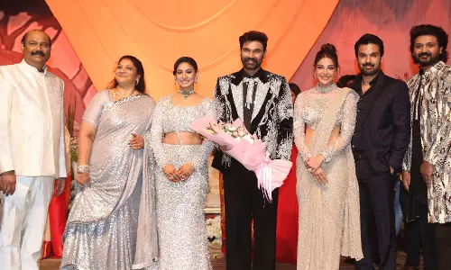 Inside Bellamkonda Sreenivas & Kavyas Stunning Wedding Reception Set-2