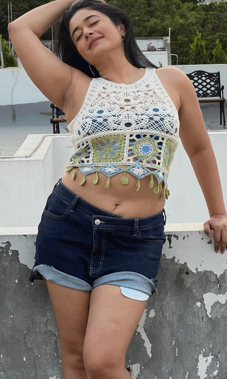 Poonam Bajwa Shines Bright in a Stunning Sunset Photoshoot