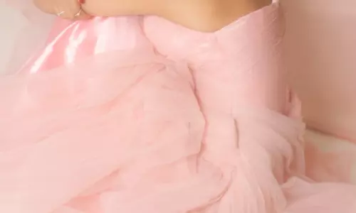 Shanvi Srivastava Looks Dreamy in Pink Tulle Gown, Radiates Grace