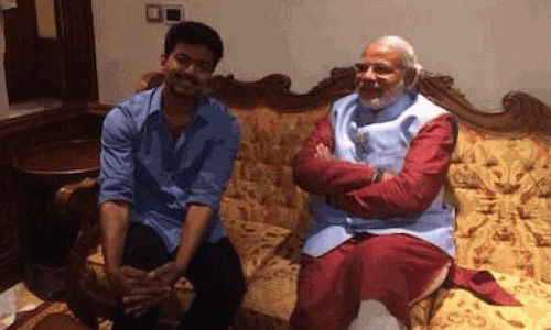 దళపతి విజయ్ గెలుపు -మోడీ కూడా హ్యాపీ నా ?