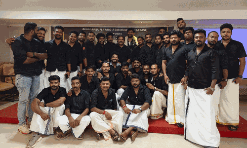 Allu Arjun Fans Unite at AAFA Meeting in Thiruvananthapuram