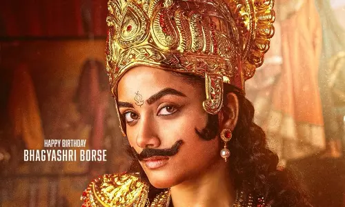 Pic Talk: Bhagyasree Bhorse In A Moustache Avatar