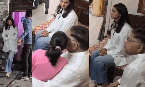 చిన్నారి శ్రీ‌తేజ్ కుటుంబాన్ని ప‌రామ‌ర్శించిన అల్లు అరవింద్, స్నేహ‌