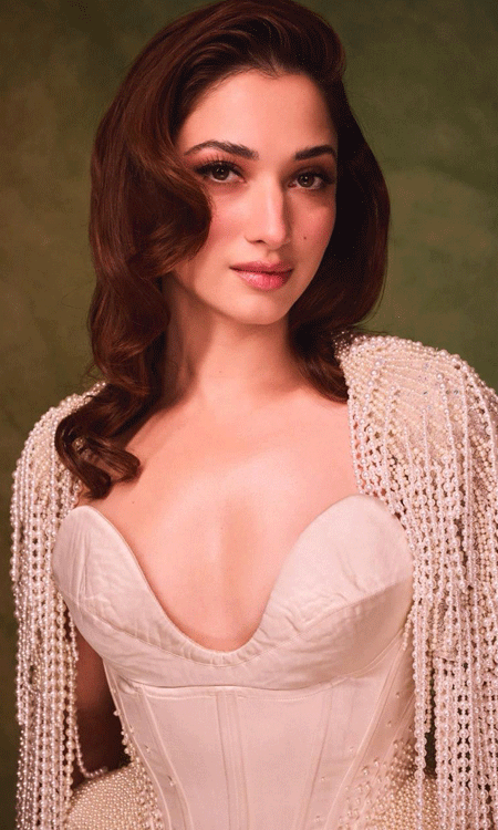 Tamannaah Bhatia’s Glamorous White Corset Photoshoot Sets Social Media Ablaze