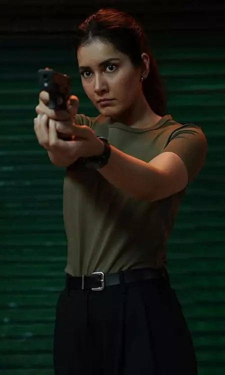 Raashii Khanna Delivers Intense Action in Lukhhe
