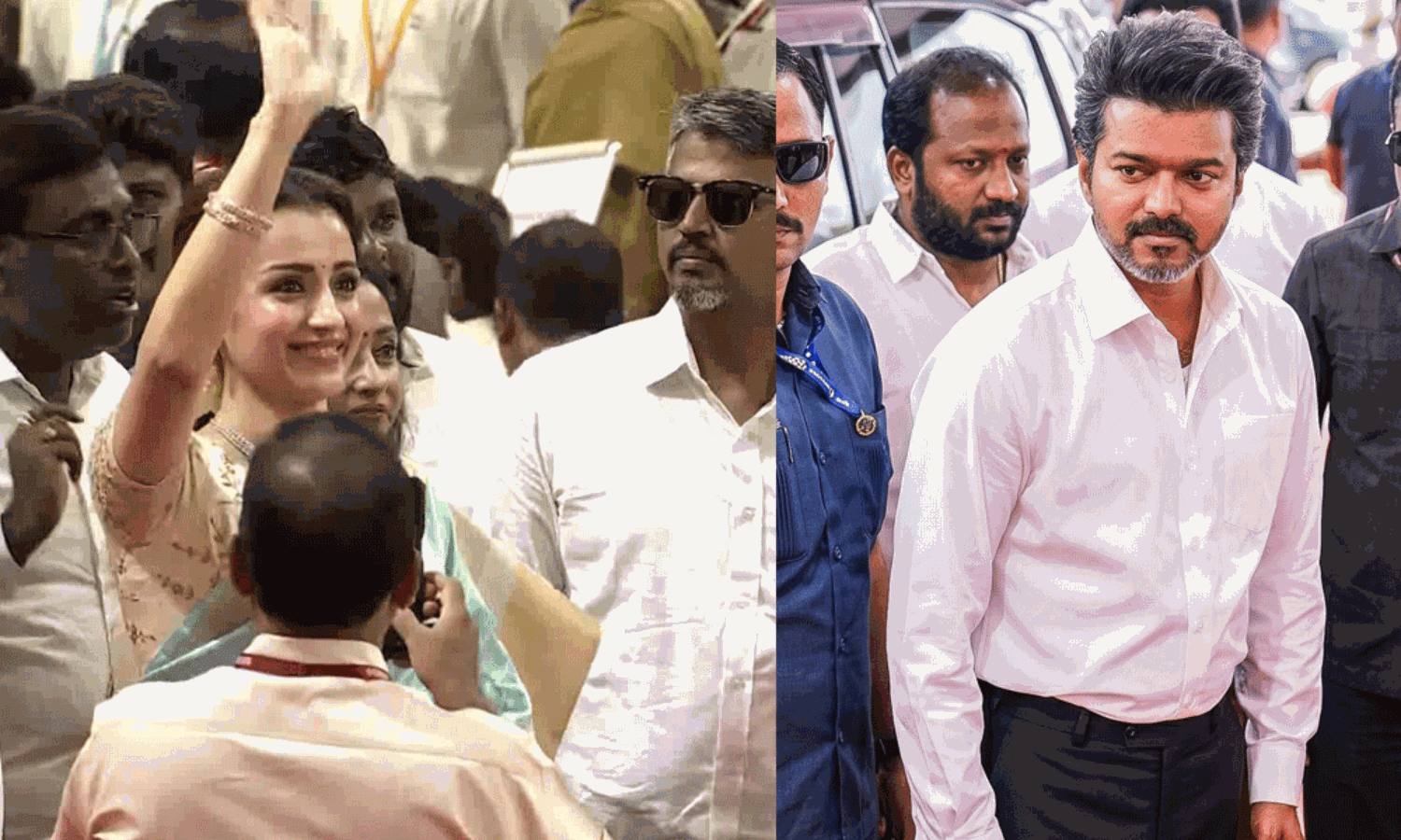 సీఎంగా విజయ్ ప్రమాణం.. హాజరైన సినీ, రాజకీయ ప్రముఖులు.. త్రిష హైలెట్..